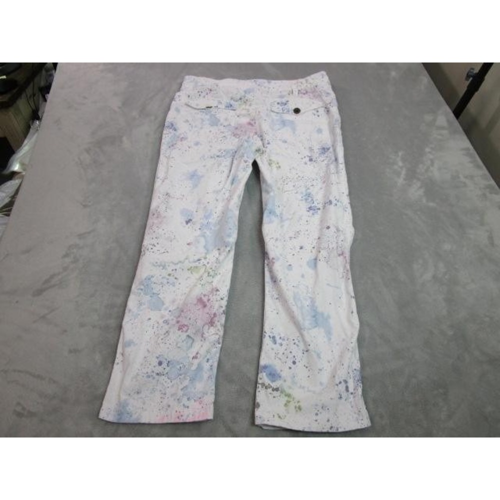 By Anthropologie Pants Womens 32 Multicolor Cargo Twill The Wanderer Pockets - Picture 4 of 10